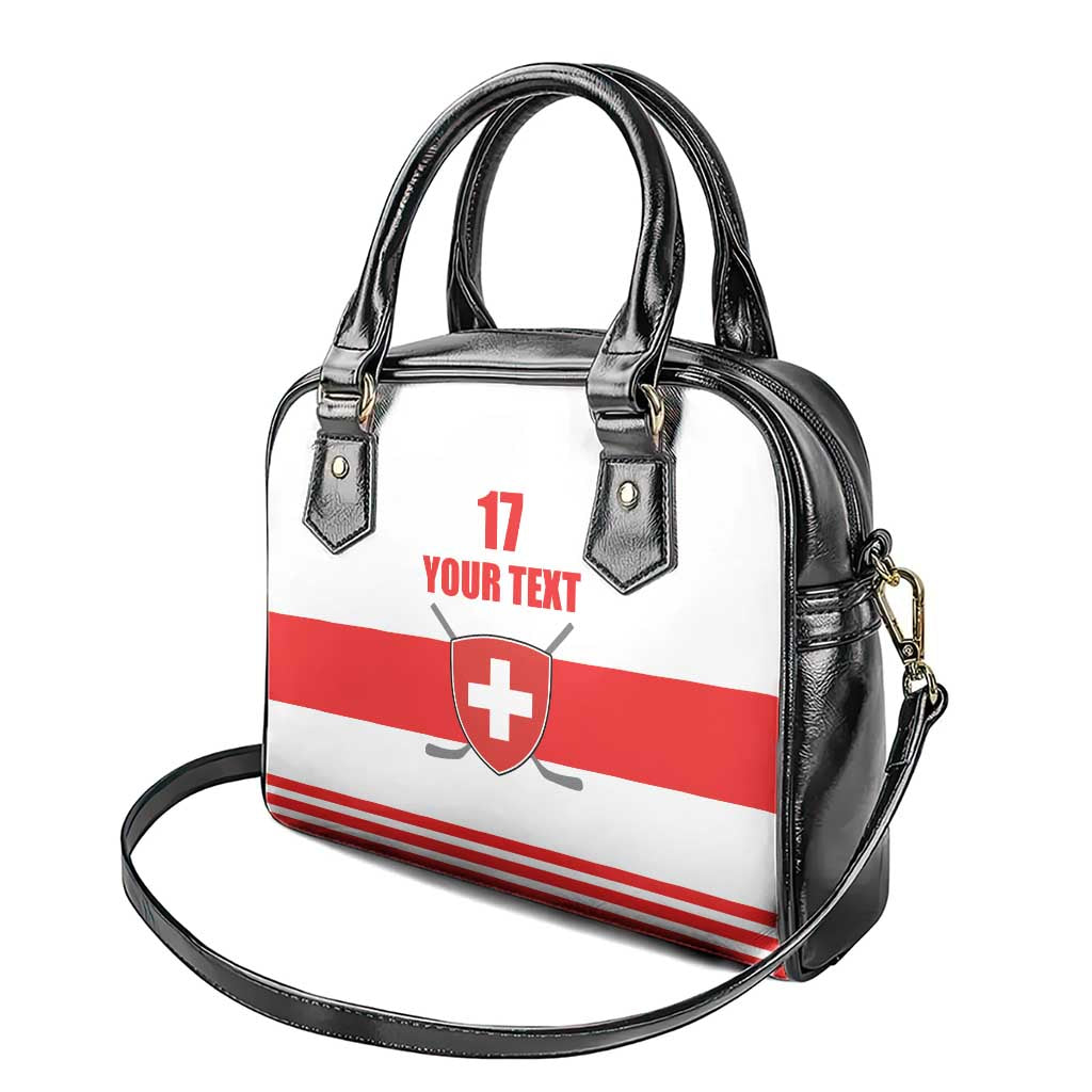 Custom Switzerland Ice Hockey Shoulder Handbag Come on La Nati