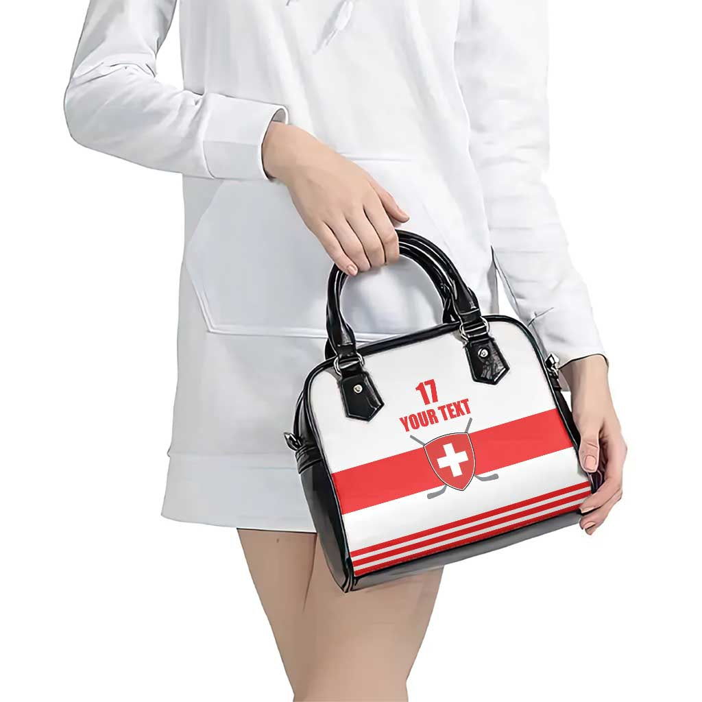 Custom Switzerland Ice Hockey Shoulder Handbag Come on La Nati