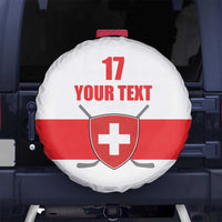 Custom Switzerland Ice Hockey Spare Tire Cover Come on La Nati