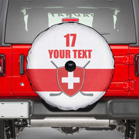 Custom Switzerland Ice Hockey Spare Tire Cover Come on La Nati