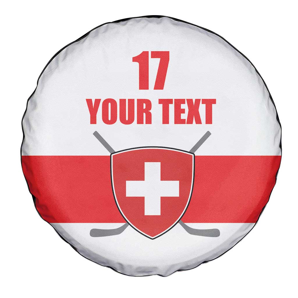 Custom Switzerland Ice Hockey Spare Tire Cover Come on La Nati