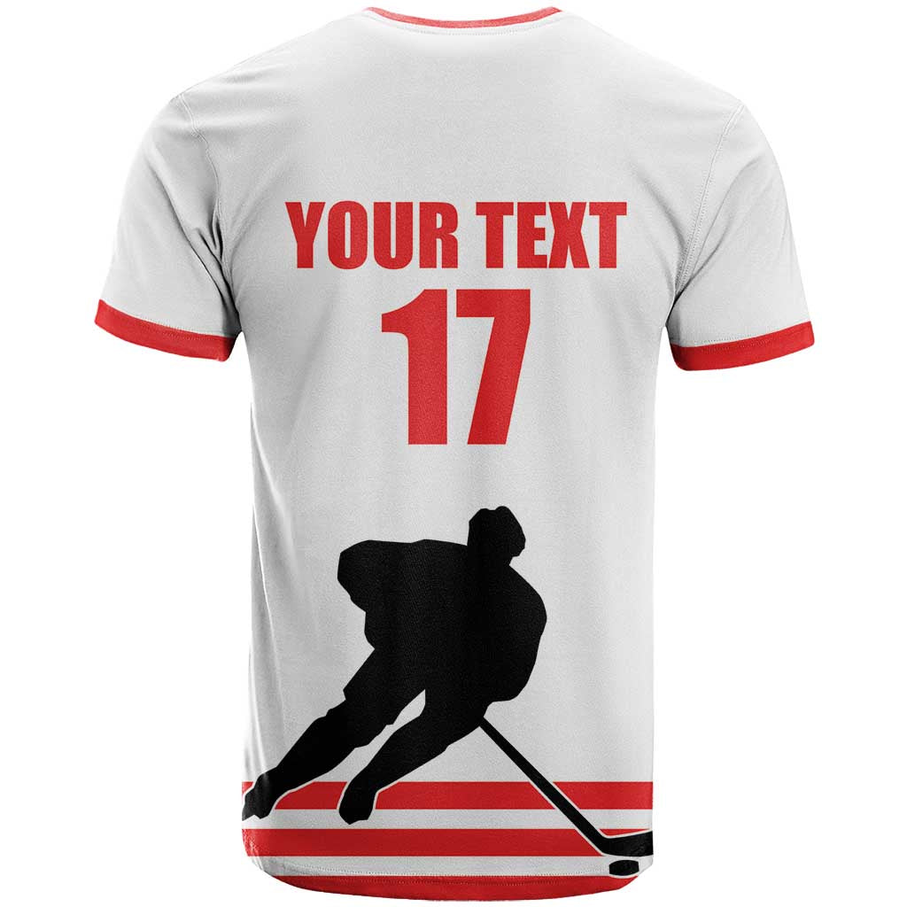 Custom Switzerland Ice Hockey T Shirt Come on La Nati