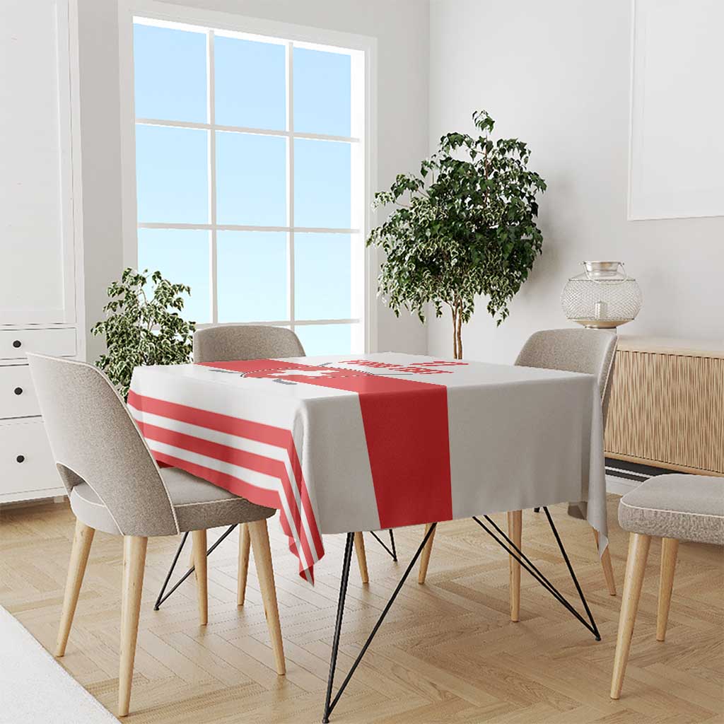 Custom Switzerland Ice Hockey Tablecloth Come on La Nati