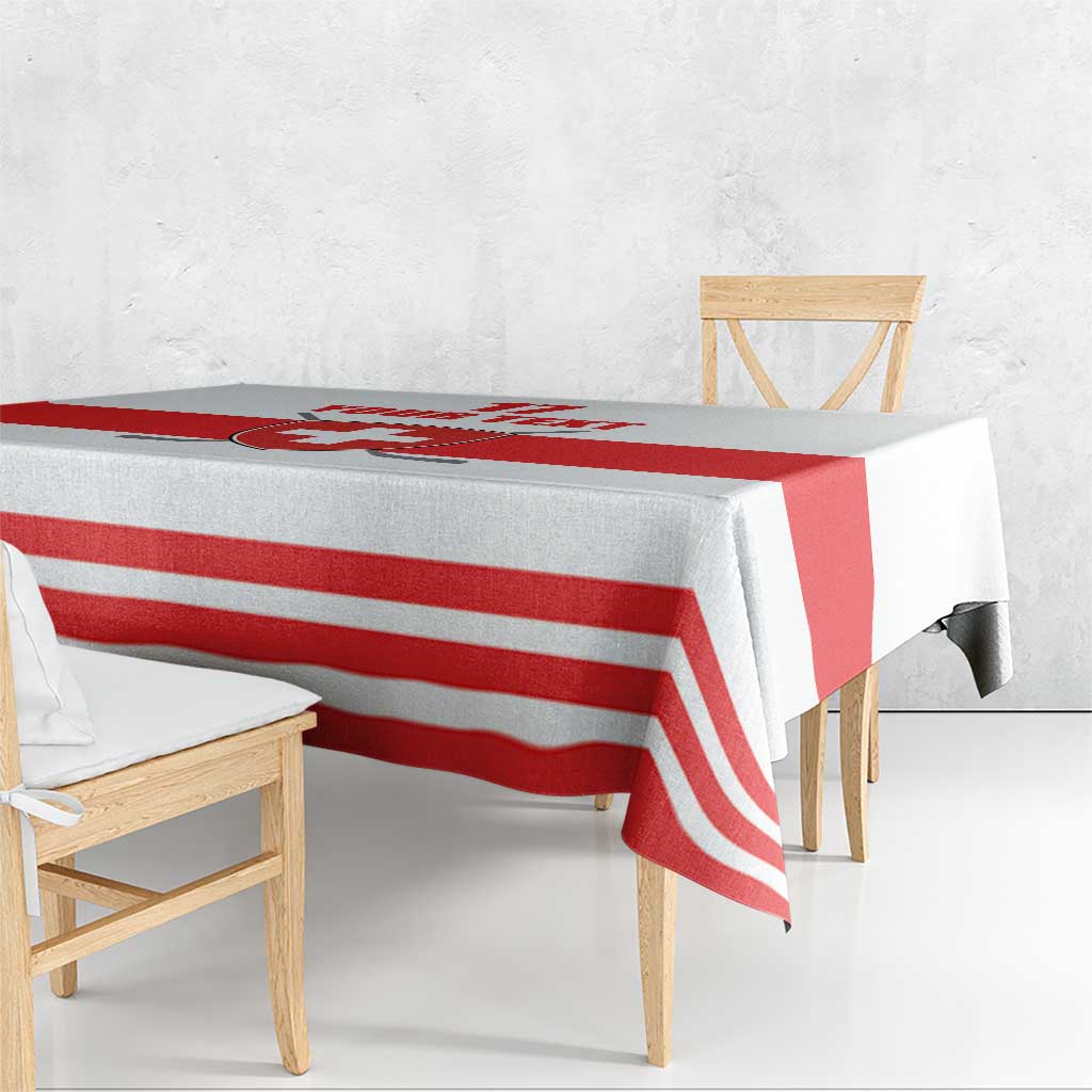 Custom Switzerland Ice Hockey Tablecloth Come on La Nati
