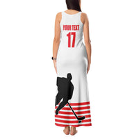 Custom Switzerland Ice Hockey Tank Maxi Dress Come on La Nati