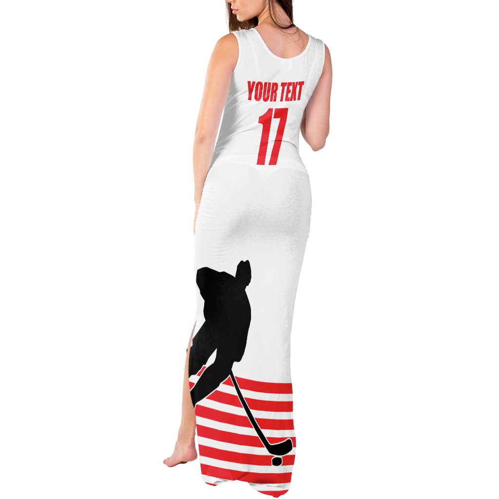 Custom Switzerland Ice Hockey Tank Maxi Dress Come on La Nati