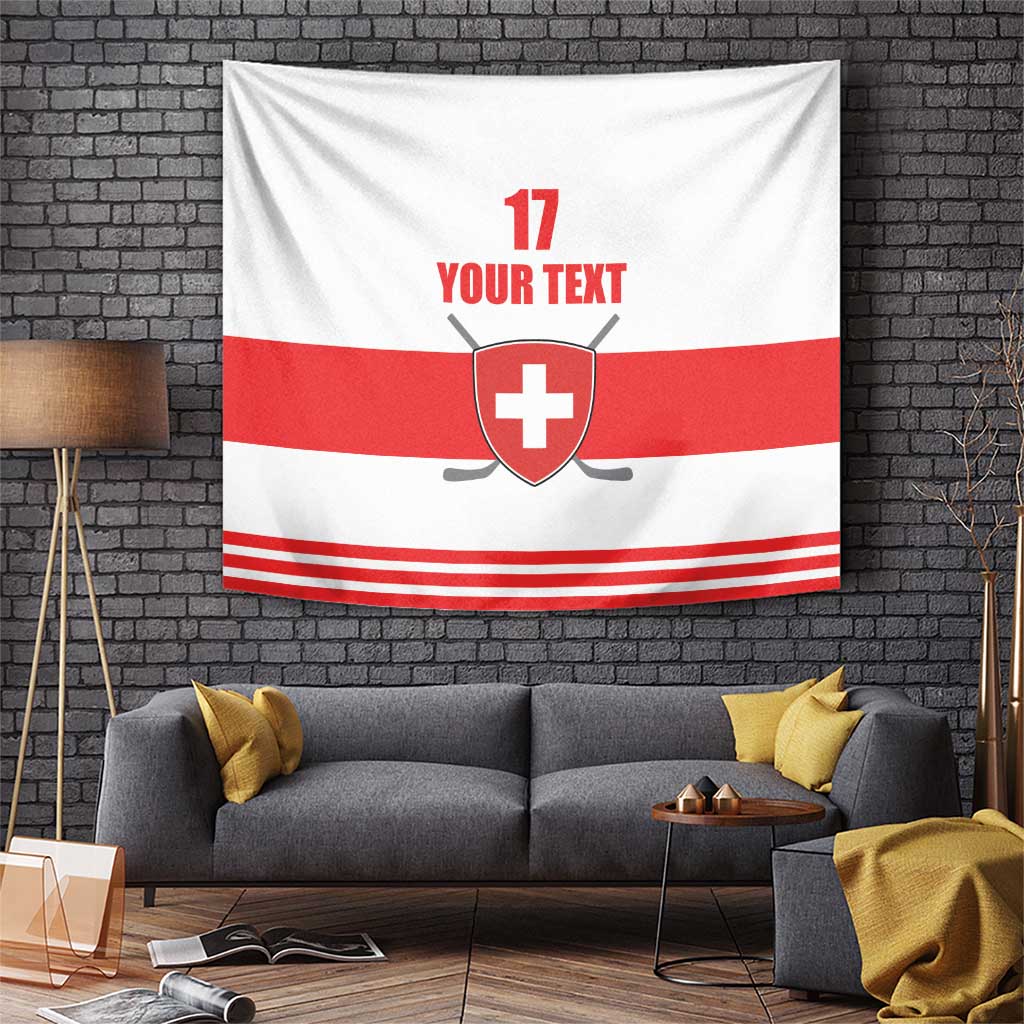 Custom Switzerland Ice Hockey Tapestry Come on La Nati