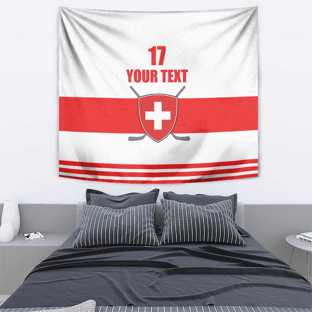 Custom Switzerland Ice Hockey Tapestry Come on La Nati