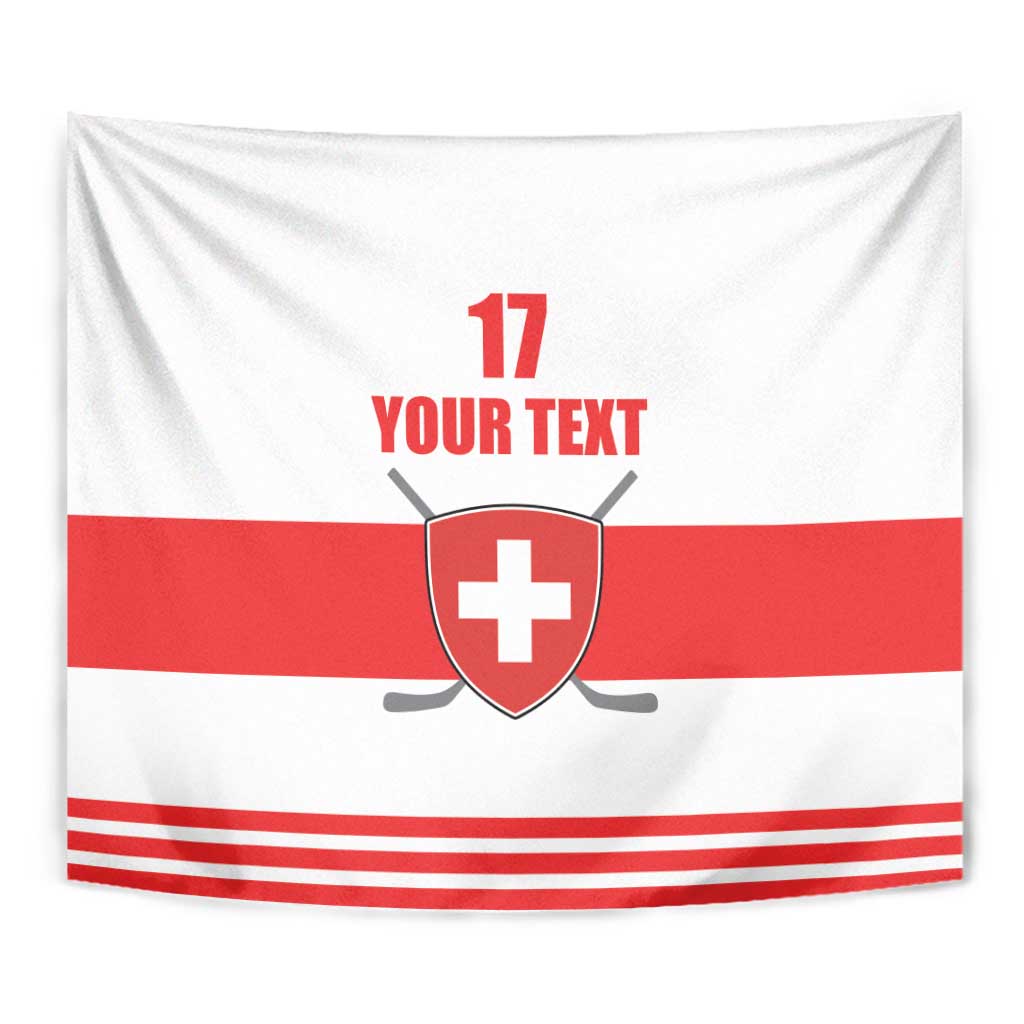 Custom Switzerland Ice Hockey Tapestry Come on La Nati