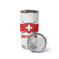Custom Switzerland Ice Hockey Tumbler Cup Come on La Nati