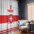 Custom Switzerland Ice Hockey Window Curtain Come on La Nati