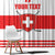 Custom Switzerland Ice Hockey Window Curtain Come on La Nati