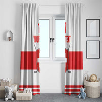 Custom Switzerland Ice Hockey Window Curtain Come on La Nati