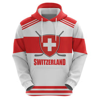 Custom Switzerland Ice Hockey Zip Hoodie Come on La Nati