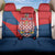 Personalized Coat of Arms of Moravia Back Car Seat Cover Gold-crowned White Red Checkered Eagle