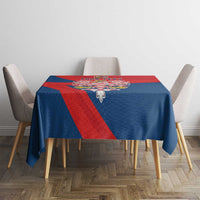Personalized Coat of Arms of Moravia Tablecloth Gold-crowned White Red Checkered Eagle LT17 - Wonder Print Shop