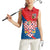 Personalized Coat of Arms of Moravia Women Sleeveless Polo Shirt Gold-crowned White Red Checkered Eagle LT17 - Wonder Print Shop