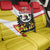 Personalized Coat of Arms of Silesia Back Car Seat Cover Black Eagle with Silver Crescent