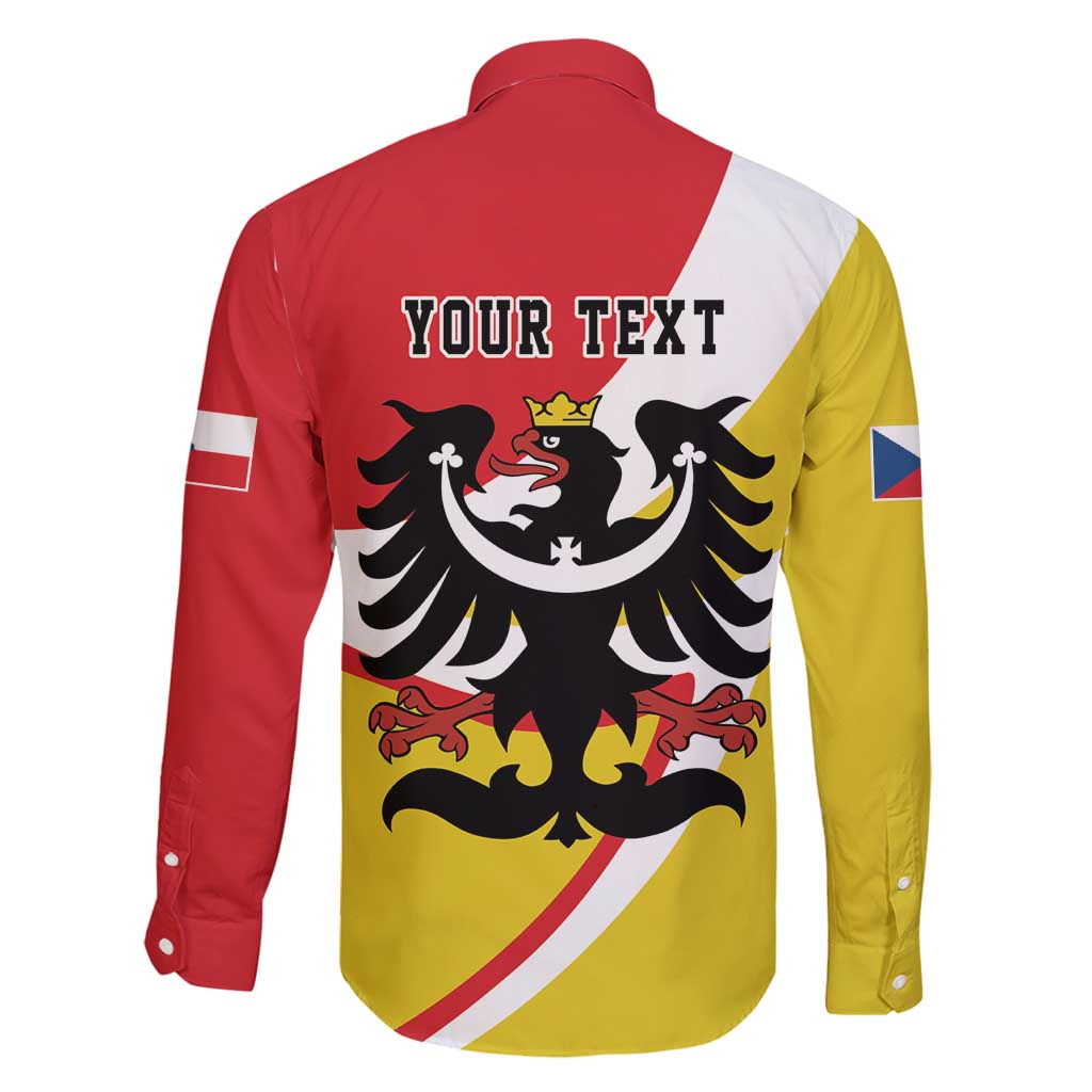 Personalized Coat of Arms of Silesia Family Matching Summer Maxi Dress and Hawaiian Shirt Black Eagle with Silver Crescent