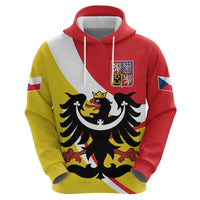 Personalized Coat of Arms of Silesia Hoodie Black Eagle with Silver Crescent