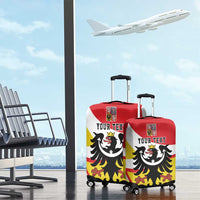 Personalized Coat of Arms of Silesia Luggage Cover Black Eagle with Silver Crescent