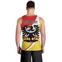 Personalized Coat of Arms of Silesia Men Tank Top Black Eagle with Silver Crescent LT17 - Wonder Print Shop