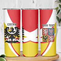Personalized Coat of arms of Silesia Skinny Tumbler Black Eagle with Silver Crescent LT17 - Wonder Print Shop