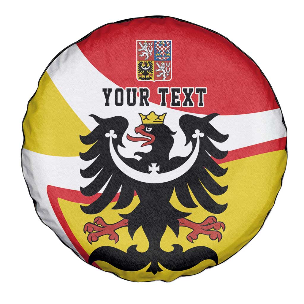 Personalized Coat of Arms of Silesia Spare Tire Cover Black Eagle with Silver Crescent LT17 - Wonder Print Shop