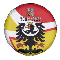 Personalized Coat of Arms of Silesia Spare Tire Cover Black Eagle with Silver Crescent LT17 - Wonder Print Shop