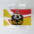 Personalized Coat of Arms of Silesia Tablecloth Black Eagle with Silver Crescent LT17 - Wonder Print Shop