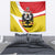 Personalized Coat of Arms of Silesia Tapestry Black Eagle with Silver Crescent LT17 - Wonder Print Shop