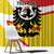 Personalized Coat of Arms of Silesia Window Curtain Black Eagle with Silver Crescent LT17 - Wonder Print Shop