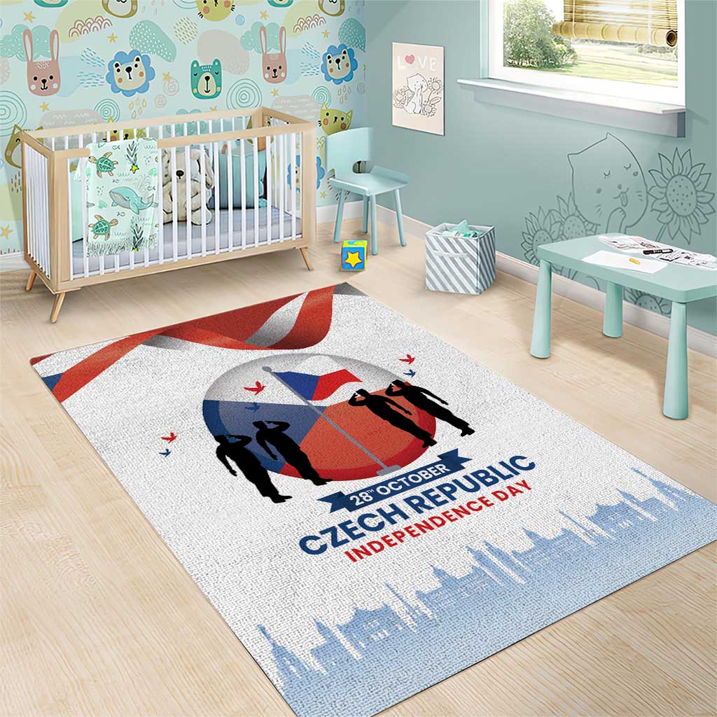 Czech Republic Independence day Area Rug Den Vzniku Samostatneho Ceskoslovenskeho Statu