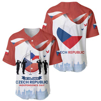 Czech Republic Independence day Baseball Jersey Den Vzniku Samostatneho Ceskoslovenskeho Statu