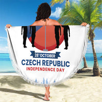 Czech Republic Independence day Beach Blanket Den Vzniku Samostatneho Ceskoslovenskeho Statu