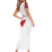 Czech Republic Independence day Family Matching Short Sleeve Bodycon Dress and Hawaiian Shirt Den Vzniku Samostatneho Ceskoslovenskeho Statu