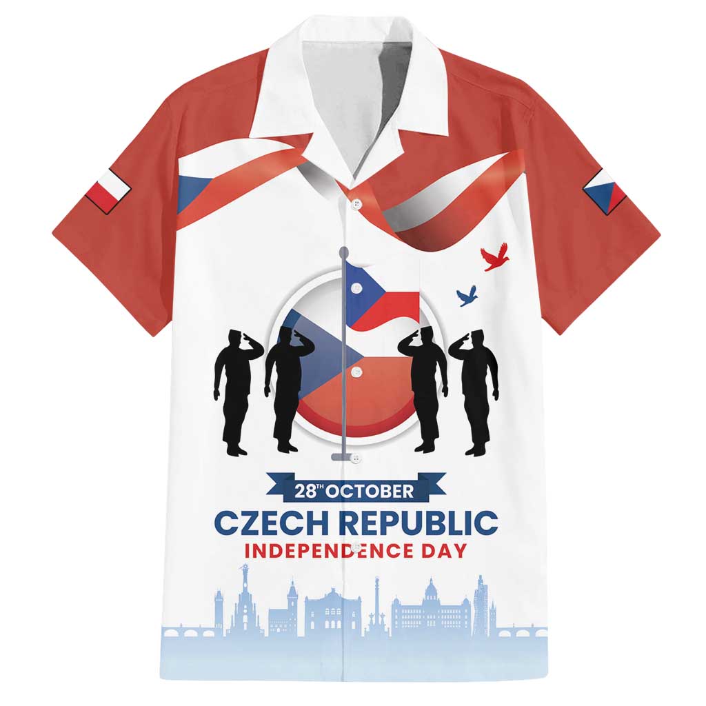 Czech Republic Independence day Family Matching Tank Maxi Dress and Hawaiian Shirt Den Vzniku Samostatneho Ceskoslovenskeho Statu