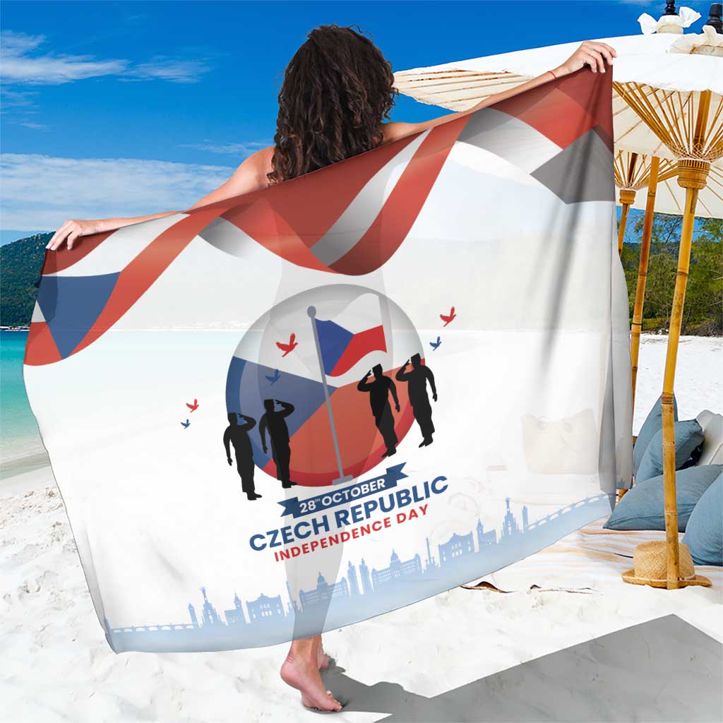 Czech Republic Independence day Sarong Den Vzniku Samostatneho Ceskoslovenskeho Statu LT17 - Wonder Print Shop