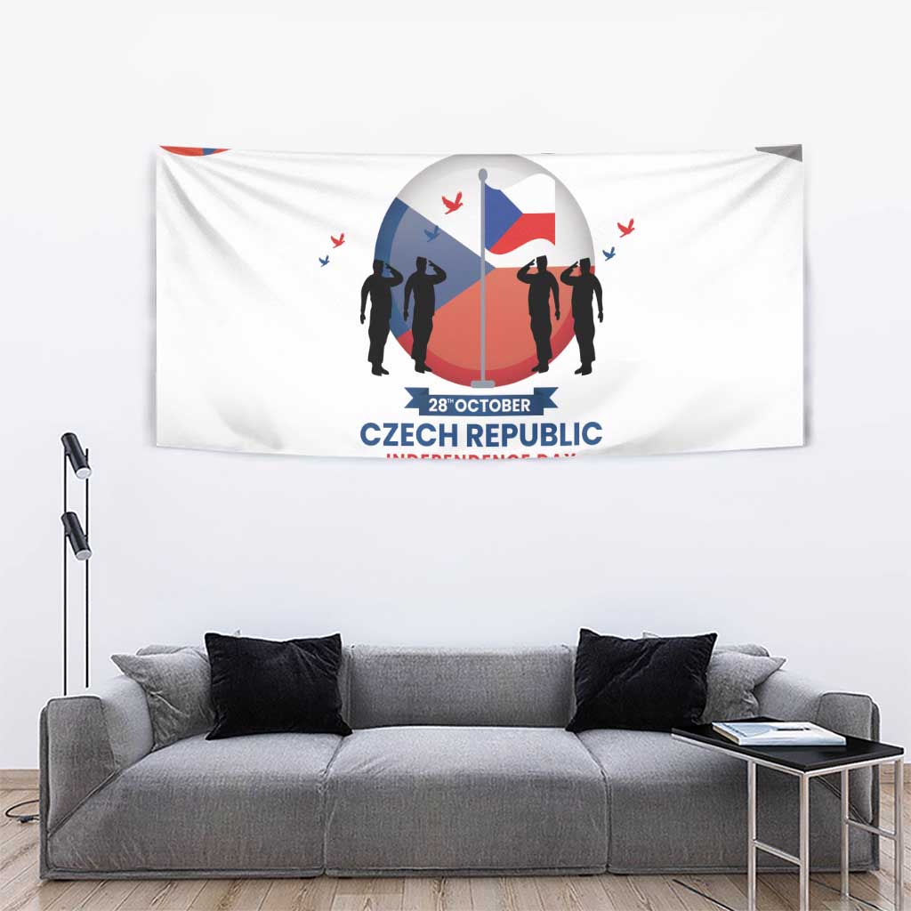 Czech Republic Independence day Tapestry Den Vzniku Samostatneho Ceskoslovenskeho Statu LT17 - Wonder Print Shop