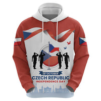 Czech Republic Independence day Zip Hoodie Den Vzniku Samostatneho Ceskoslovenskeho Statu LT17 - Wonder Print Shop