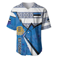 Estonia Coat of arms Personalized Baseball Jersey Eesti riigivapp