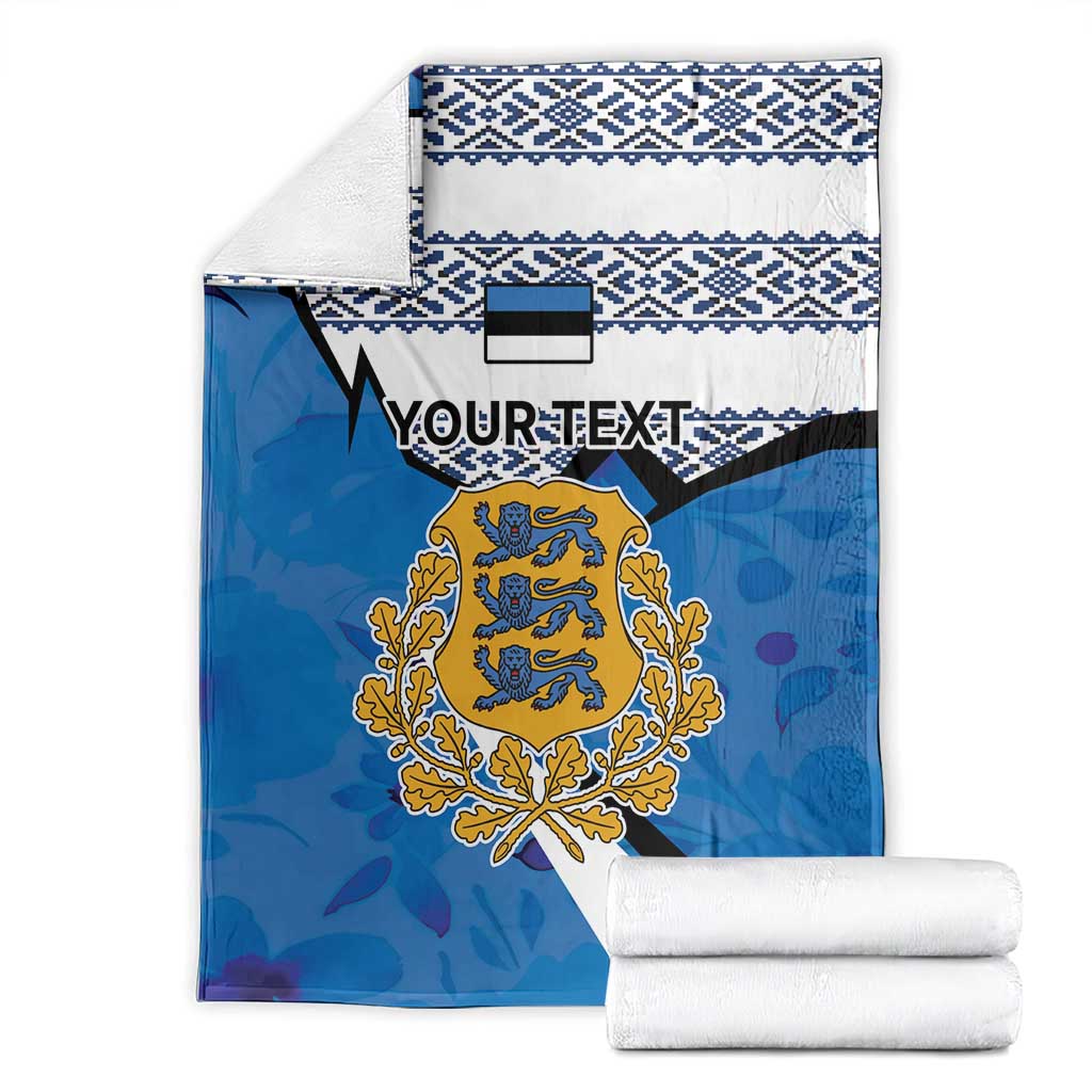 Estonia Coat of arms Personalized Blanket Eesti riigivapp
