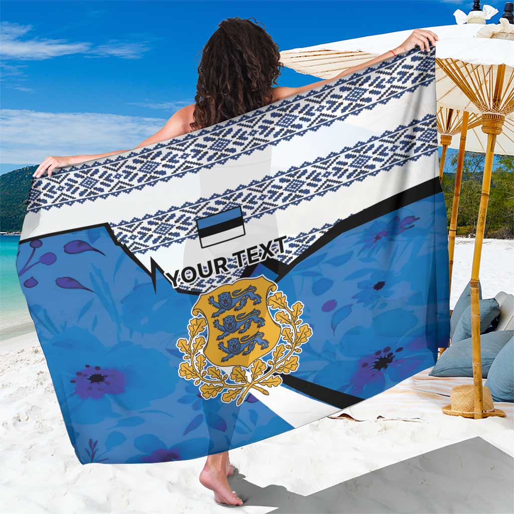 Estonia Coat of arms Personalized Sarong Eesti riigivapp