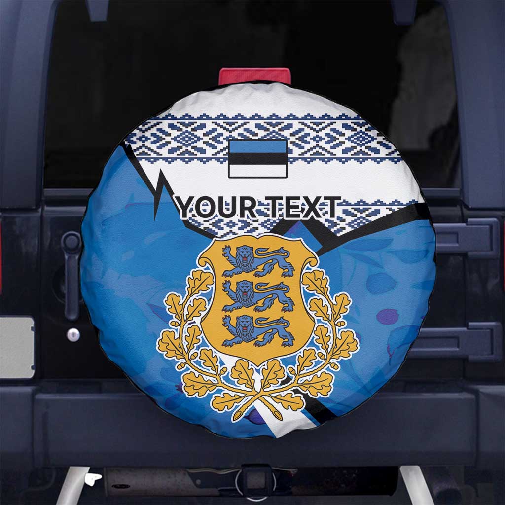 Estonia Coat of arms Personalized Spare Tire Cover Eesti riigivapp