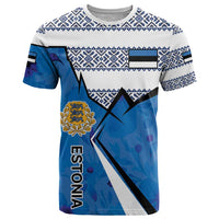 Estonia Coat of arms Personalized T Shirt Eesti riigivapp
