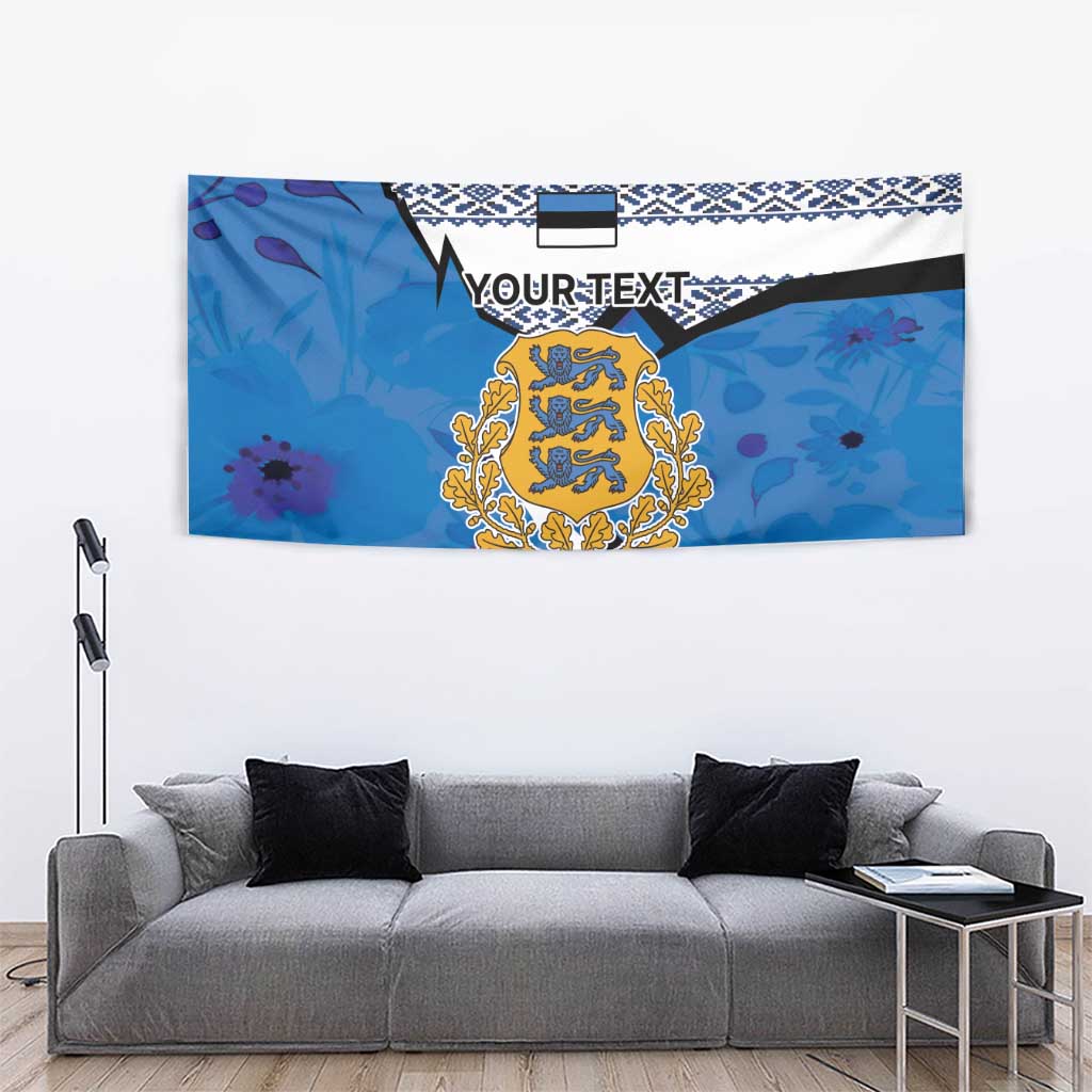 Estonia Coat of arms Personalized Tapestry Eesti riigivapp