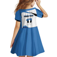 Estonia Grey Wolf and Cornflower Family Matching Off Shoulder Maxi Dress and Hawaiian Shirt Estonia Flag