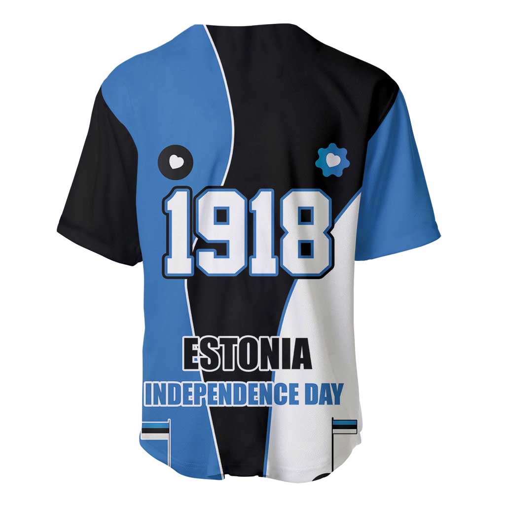 Estonia Independence day Baseball Jersey Eesti Vabariigi Aastapaev