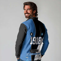 Estonia Independence day Long Sleeve Polo Shirt Eesti Vabariigi Aastapaev