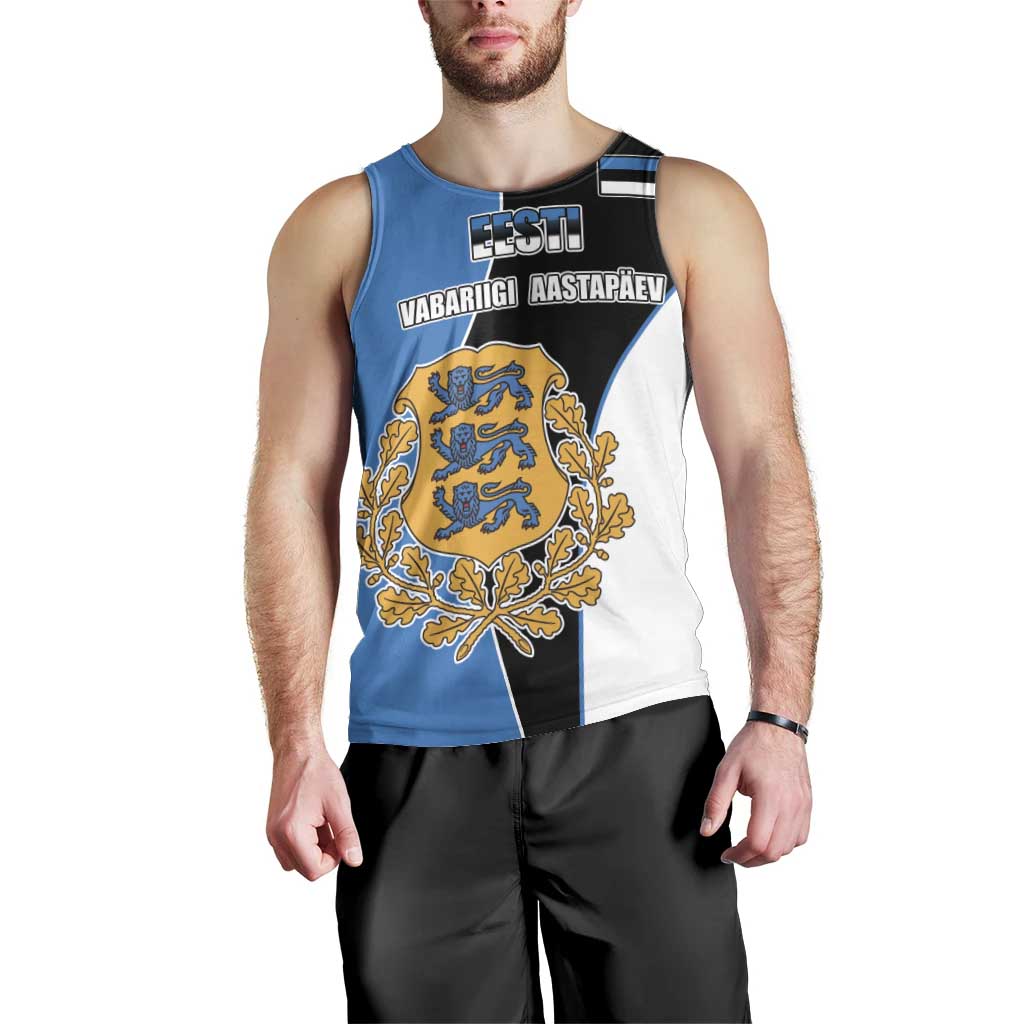Estonia Independence day Men Tank Top Eesti Vabariigi Aastapaev